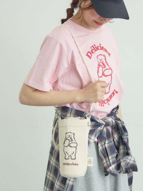 Samansa Mos2「【メルヘン&times;Samansa Mos2】発泡プリントTシャツ」|Tシャツ・カットソー|