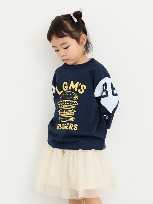 Samansa Mos2 Lagom「【Champion別注】7分袖フットボールTシャツ」|Tシャツ・カットソー|