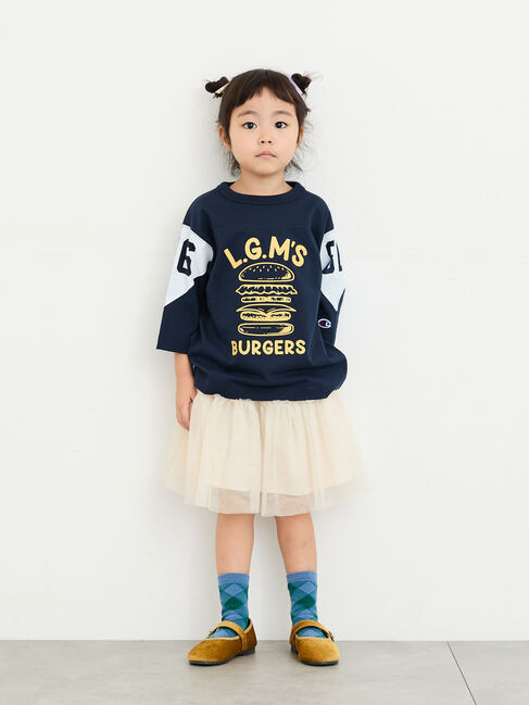 Samansa Mos2 Lagom「【Champion別注】7分袖フットボールTシャツ」|Tシャツ・カットソー|