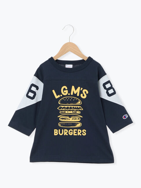 Samansa Mos2 Lagom「【Champion別注】7分袖フットボールTシャツ」|Tシャツ・カットソー|