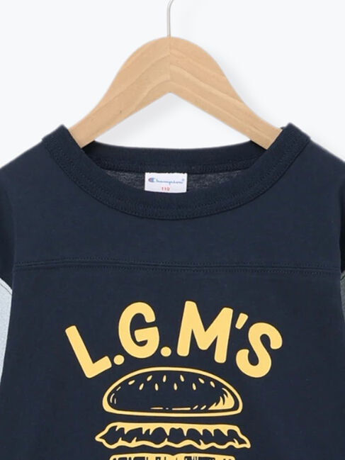 Samansa Mos2 Lagom「【Champion別注】7分袖フットボールTシャツ」|Tシャツ・カットソー|