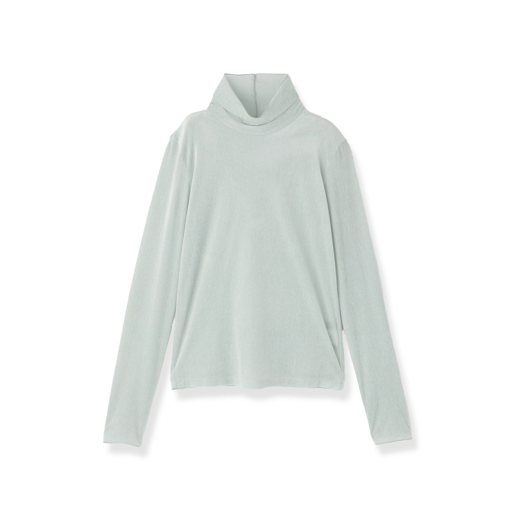 UNTITLED「【重ね着レイヤード】シアーベロアハイネックトップス」|Tシャツ・カットソー|
