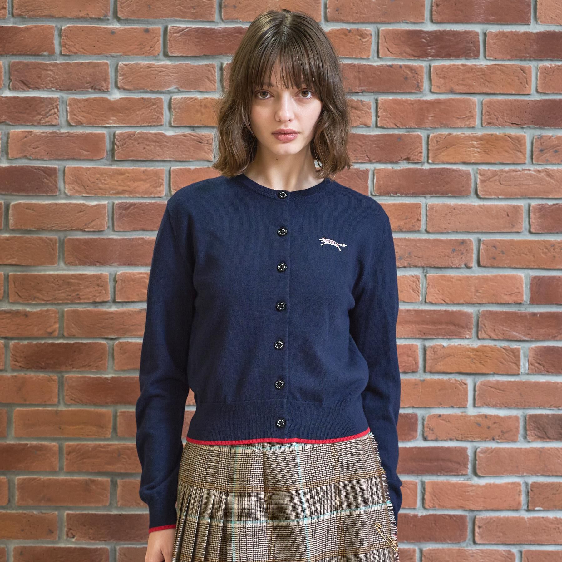 DRESSTERIOR「ゼニアバル―ファキャッシュウールクルーネックカーディガン」|カーディガン|