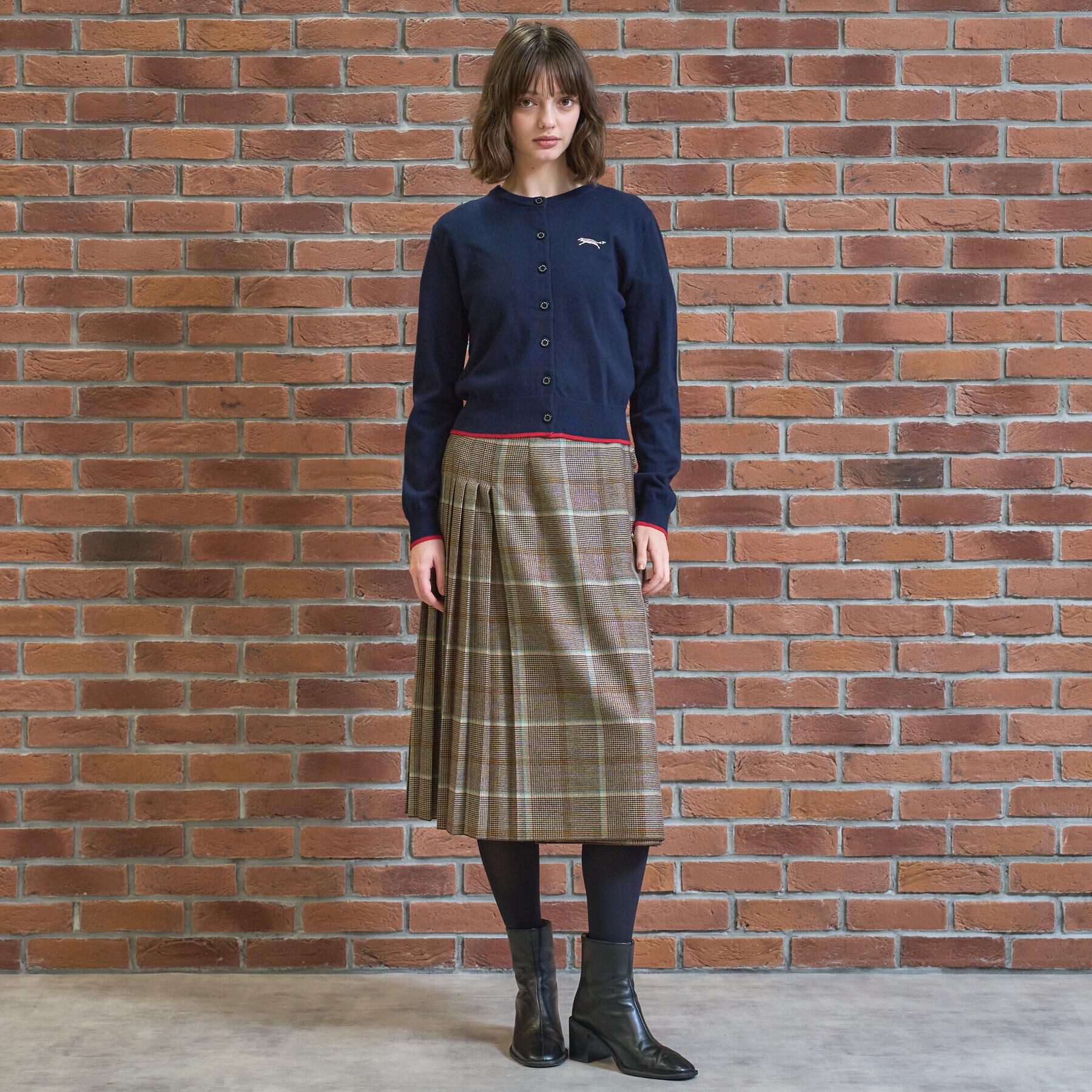 DRESSTERIOR「ゼニアバル―ファキャッシュウールクルーネックカーディガン」|カーディガン|