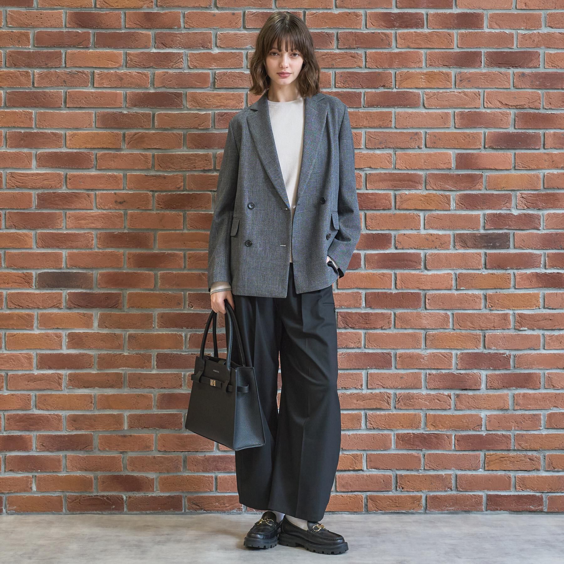 DRESSTERIOR「シャークスキン ラフジャケット」|テーラードジャケット|