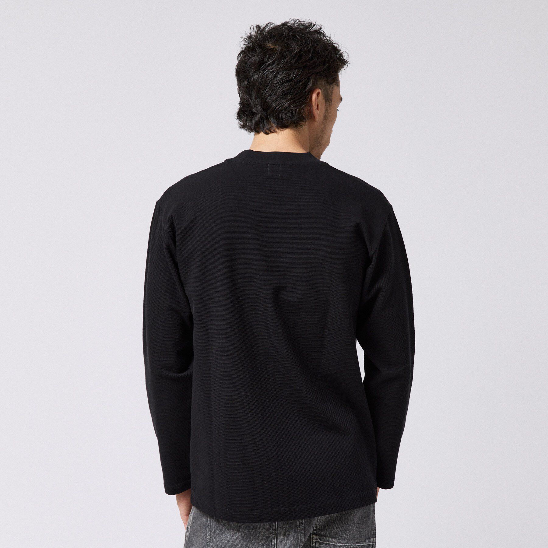 TAKEO KIKUCHI「2重編みガーター ボーダー 長袖 Tシャツ」|Tシャツ・カットソー|