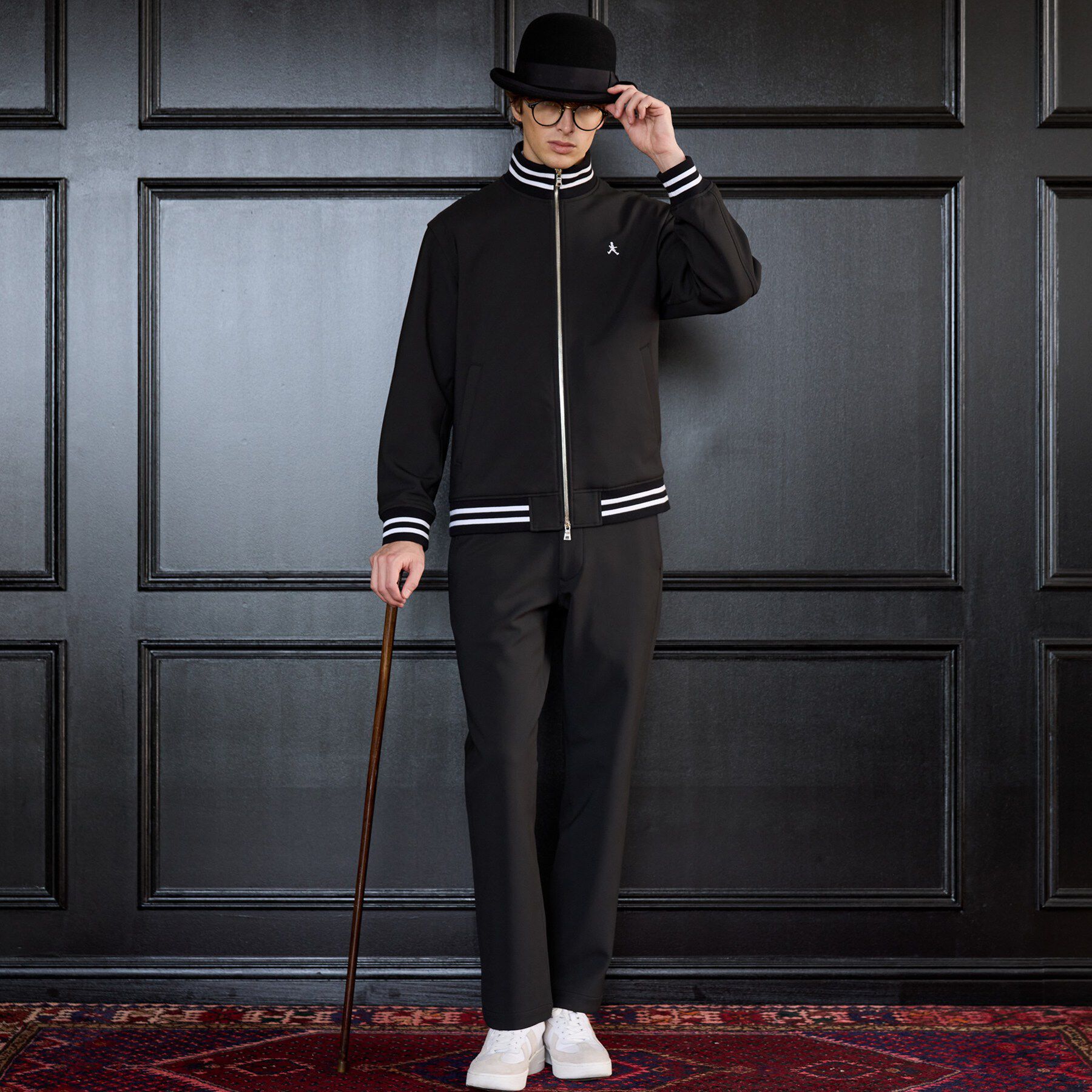 TAKEO KIKUCHI「【BOWLER HAT LABEL】ダウンファブリック トラックジャケット」|ブルゾン・スタジャン|