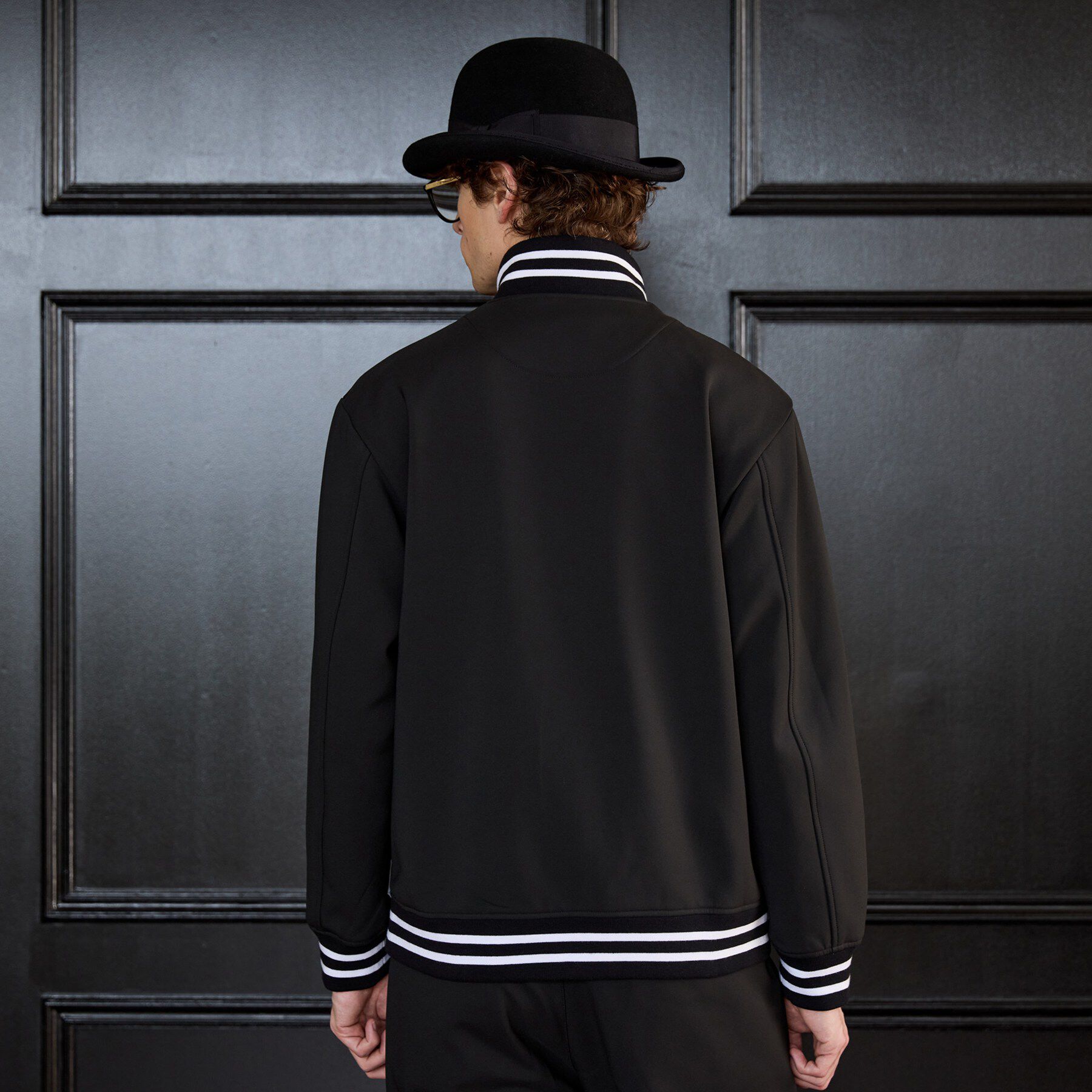 TAKEO KIKUCHI「【BOWLER HAT LABEL】ダウンファブリック トラックジャケット」|ブルゾン・スタジャン|