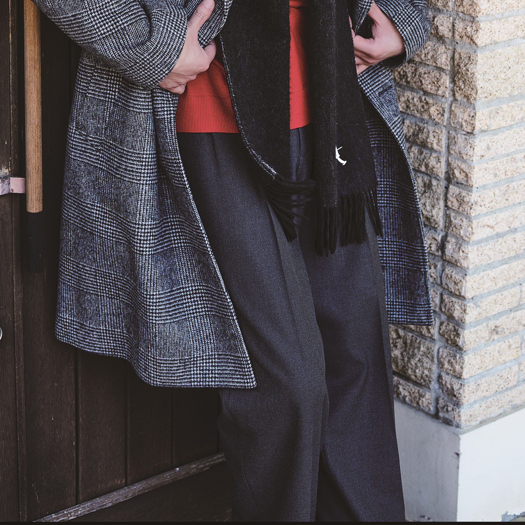 TAKEO KIKUCHI「【BOWLER HAT LABEL】ウォームストレッチ ワイドパンツ」|その他|