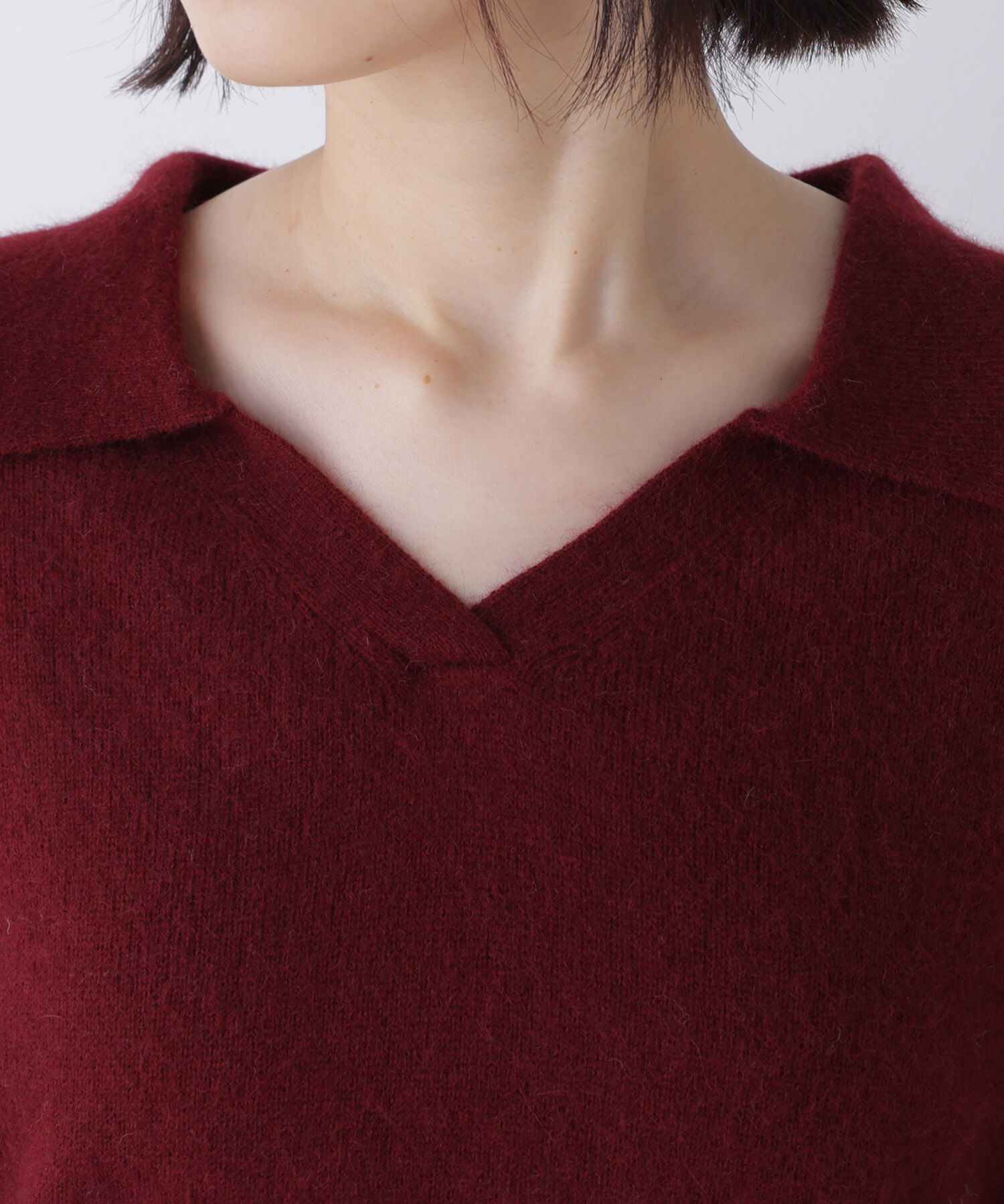  「<EC限定ｶﾗｰ:ﾗｲﾄｸﾞﾘｰﾝ><ちょうど､いい服>品よく､ゆるく｡ｽｷ」|ニット・セーター|