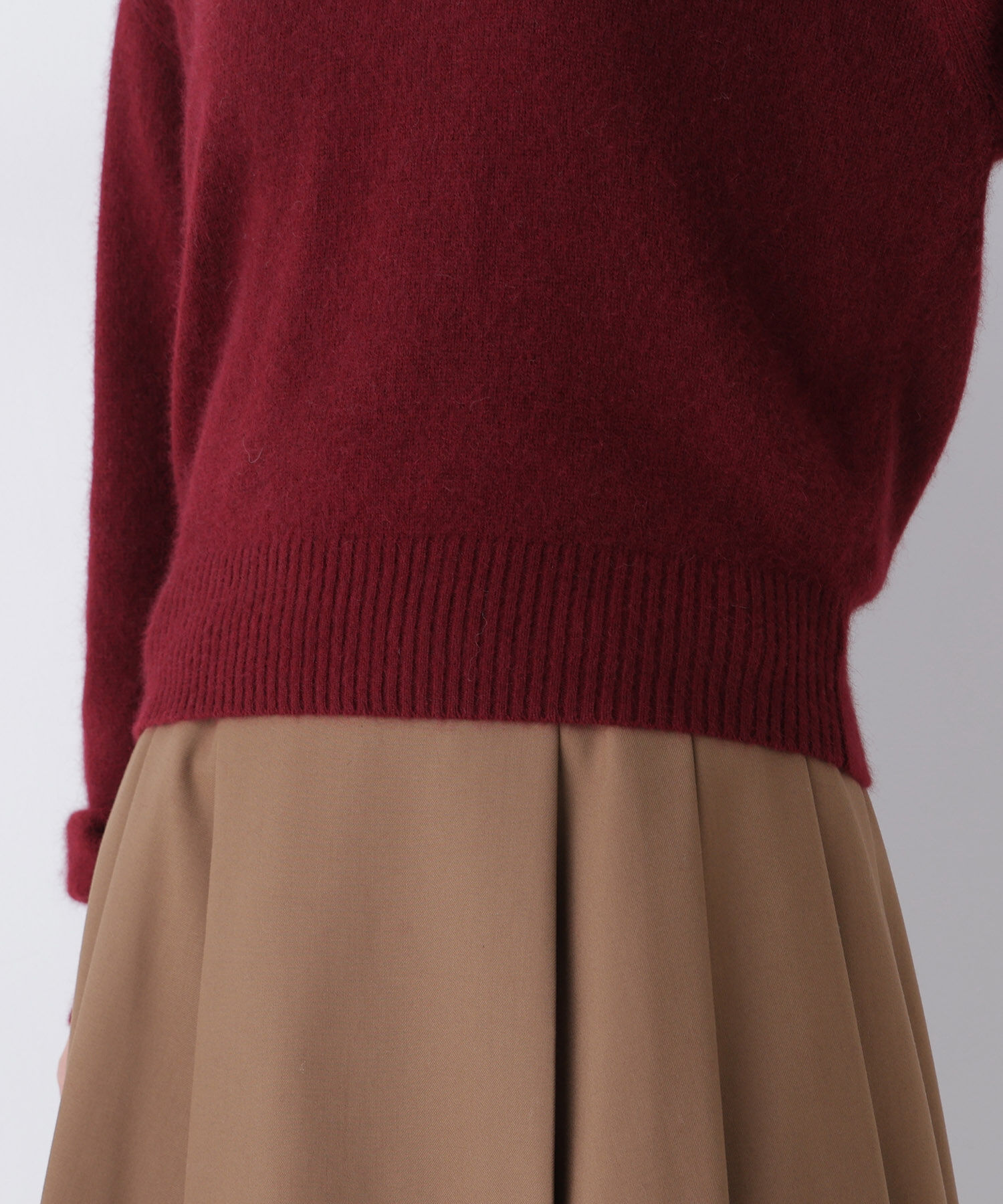  「<EC限定ｶﾗｰ:ﾗｲﾄｸﾞﾘｰﾝ><ちょうど､いい服>品よく､ゆるく｡ｽｷ」|ニット・セーター|