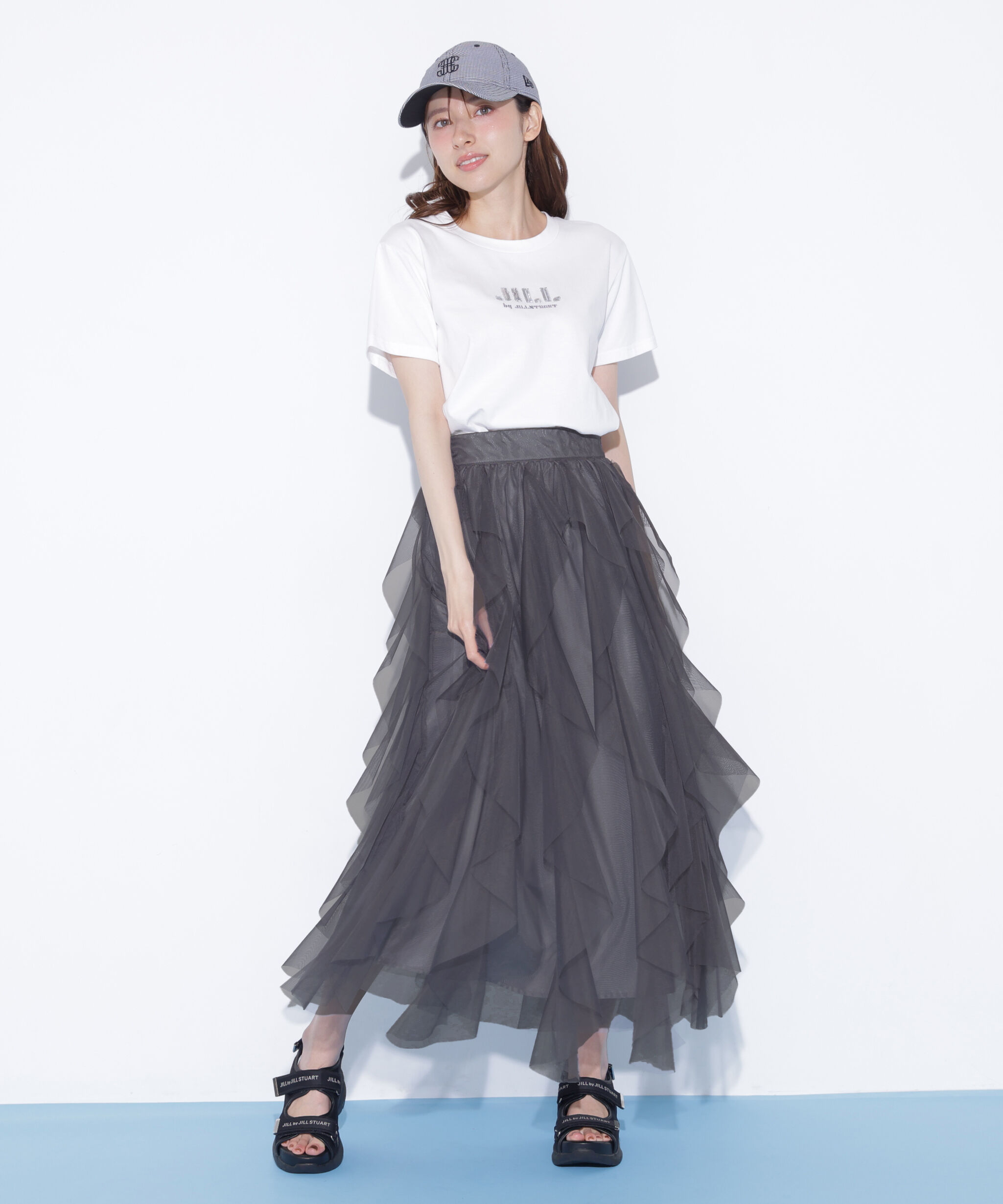  「スパンコールロゴ刺繍Tシャツ OC」|Tシャツ・カットソー|