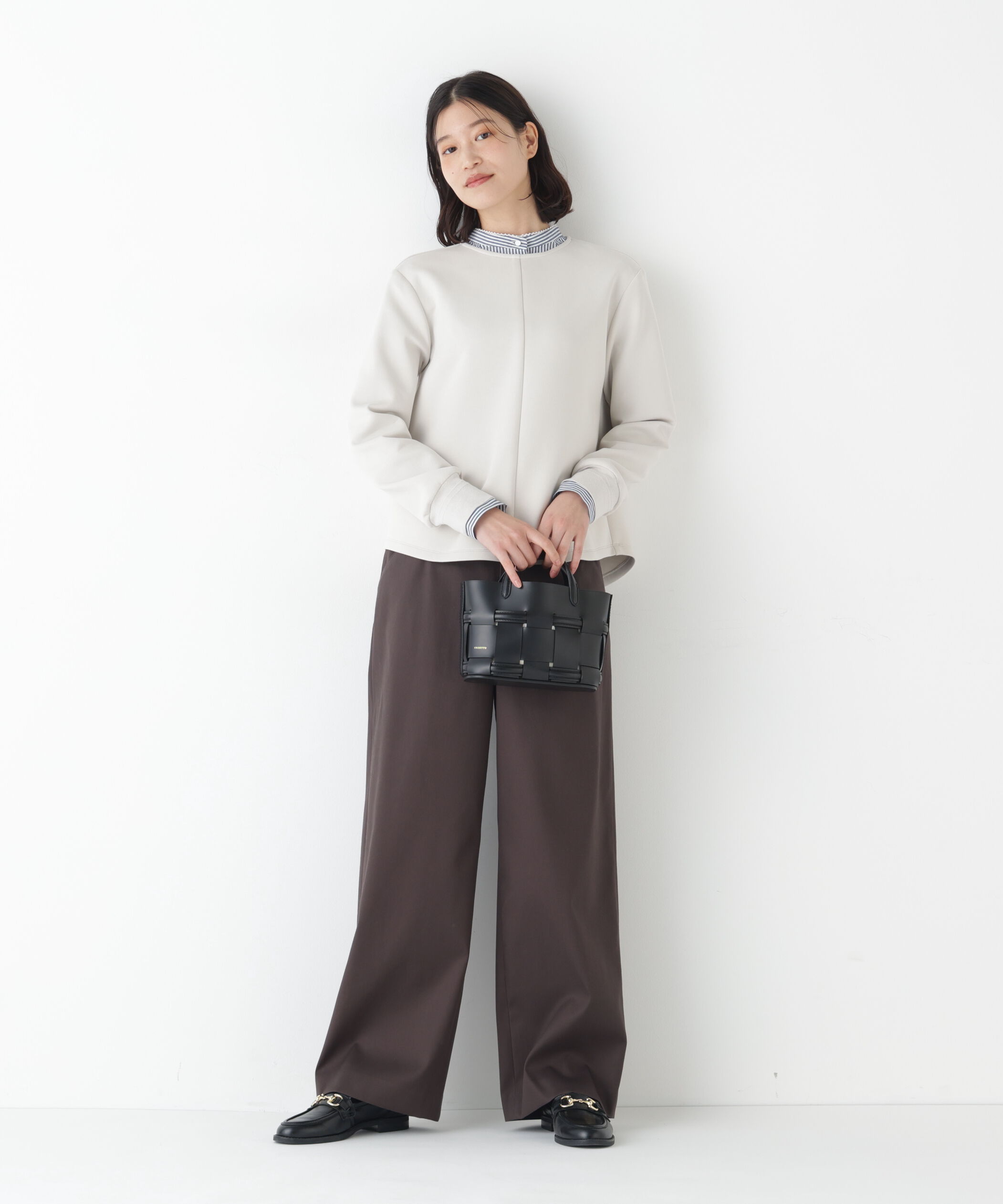  「◆ダンボールクルーネックプルオーバー」|シャツ・ブラウス|
