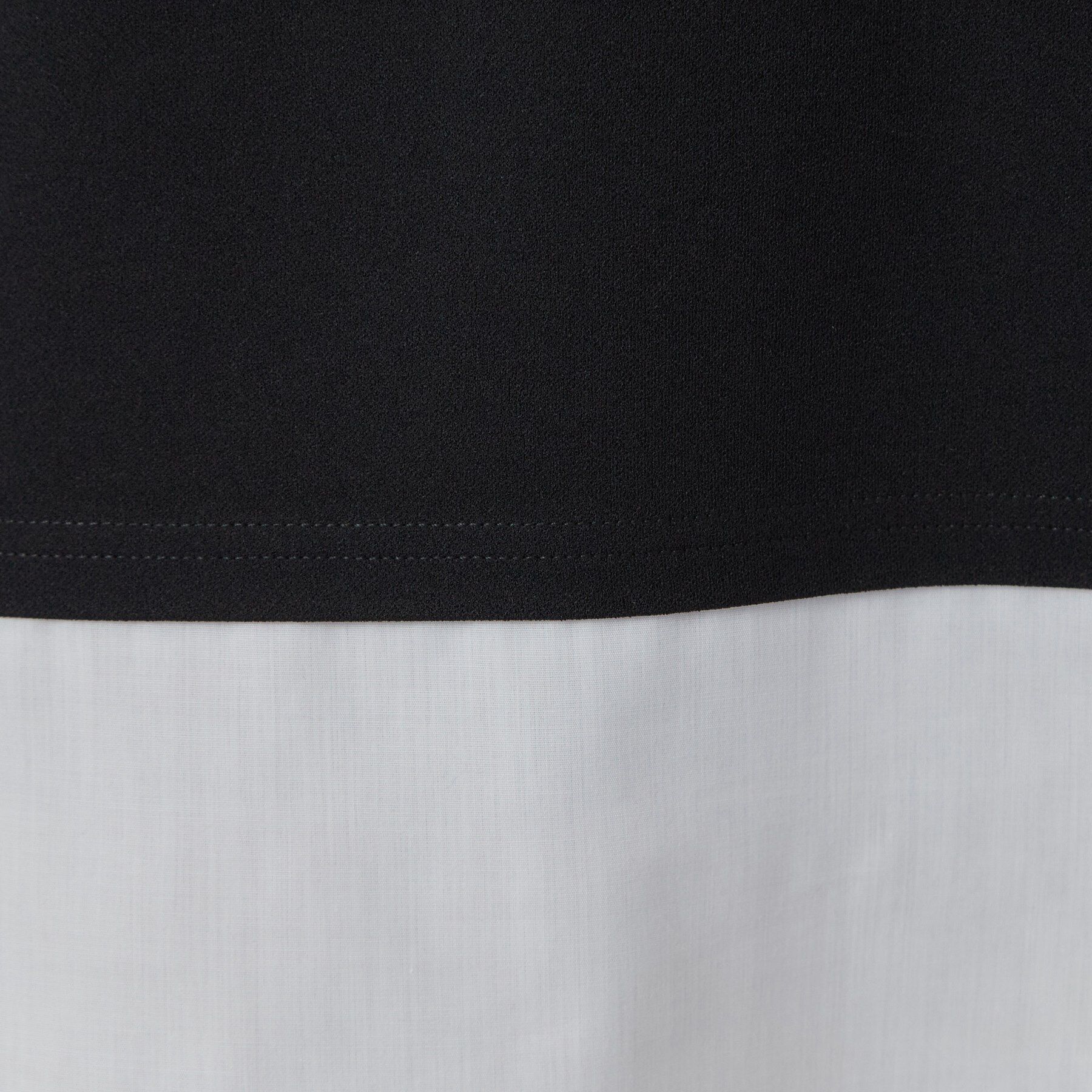 SHOO･LA･RUE「【S-LL/洗濯機可】1枚で完成 アクセいらずのレイヤード風ブラウス」|Tシャツ・カットソー|
