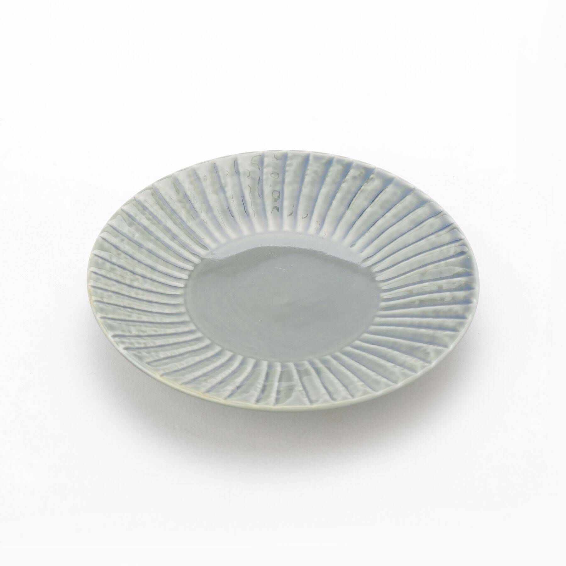 212 KITCHEN STORE「彫刻紋〈藍墨〉&phi;12cm皿 草林彫」|食器・キッチングッズ|
