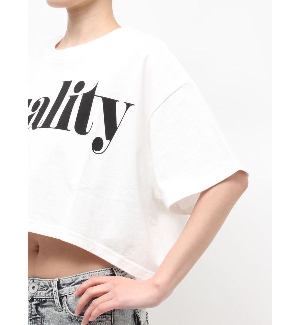 GYDA「DualityルーズショートTシャツ」|Tシャツ・カットソー|