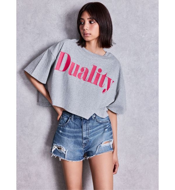 GYDA「DualityルーズショートTシャツ」|Tシャツ・カットソー|