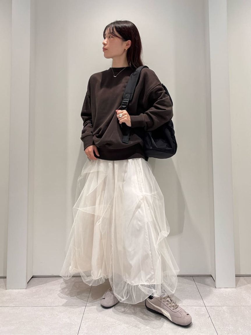 emmi atelier「【W&T】オーバースウェットプルオーバー【セットアップ対応】」|Tシャツ・カットソー|