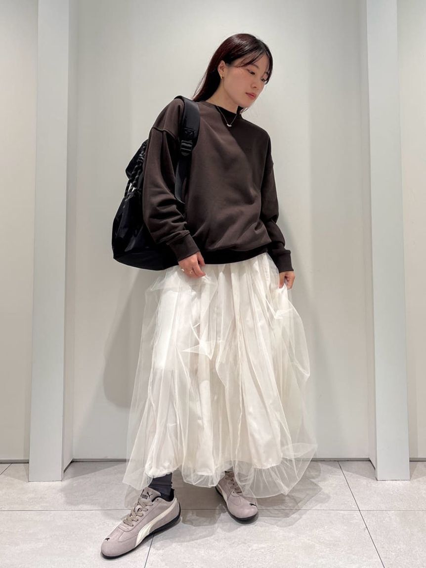 emmi atelier「【W&T】オーバースウェットプルオーバー【セットアップ対応】」|Tシャツ・カットソー|