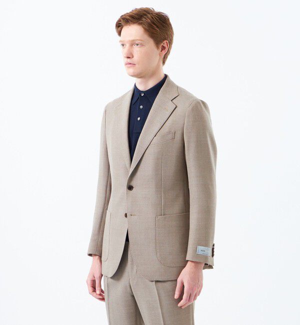 MACKINTOSH PHILOSOPHY「【WEB&一部店舗限定】テーラードジャージージャケット REDA へリンボンストレッチ」|テーラードジャケット|