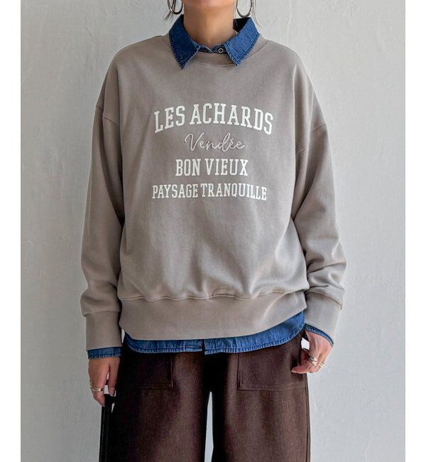 Lbc with Life「チェーンステッチ刺繍ロゴ裏毛プルオーバー」|その他|