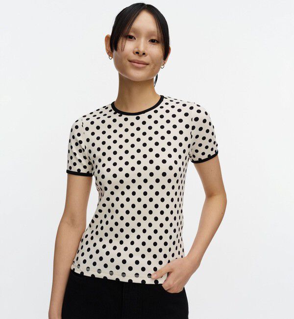 Marimekko「Kukkea Pallo Tシャツ」|シャツ・ブラウス|