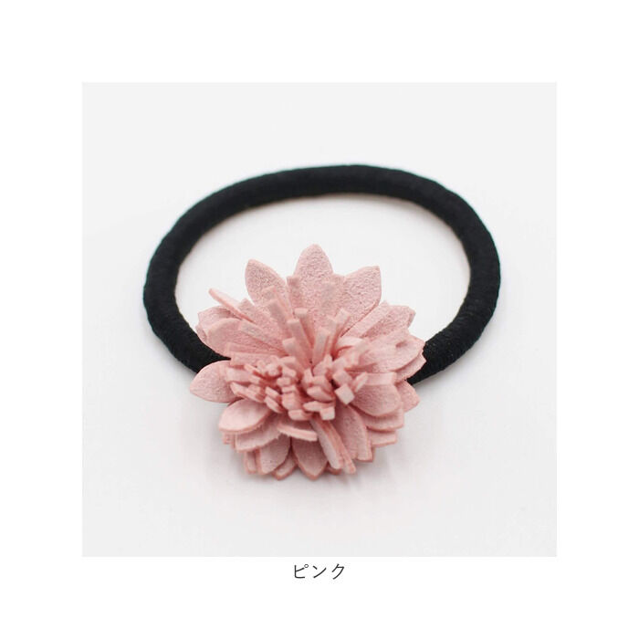 BACKYARD FAMILY「ヘアゴム キッズ おしゃれ 通販 お花 フラワー 48202102 ベラお花モチーフヘアゴム」|ヘアゴム・シュシュ|