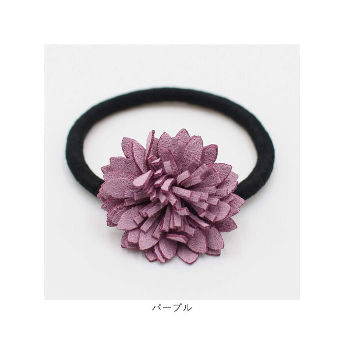 BACKYARD FAMILY「ヘアゴム キッズ おしゃれ 通販 お花 フラワー 48202102 ベラお花モチーフヘアゴム」|ヘアゴム・シュシュ|
