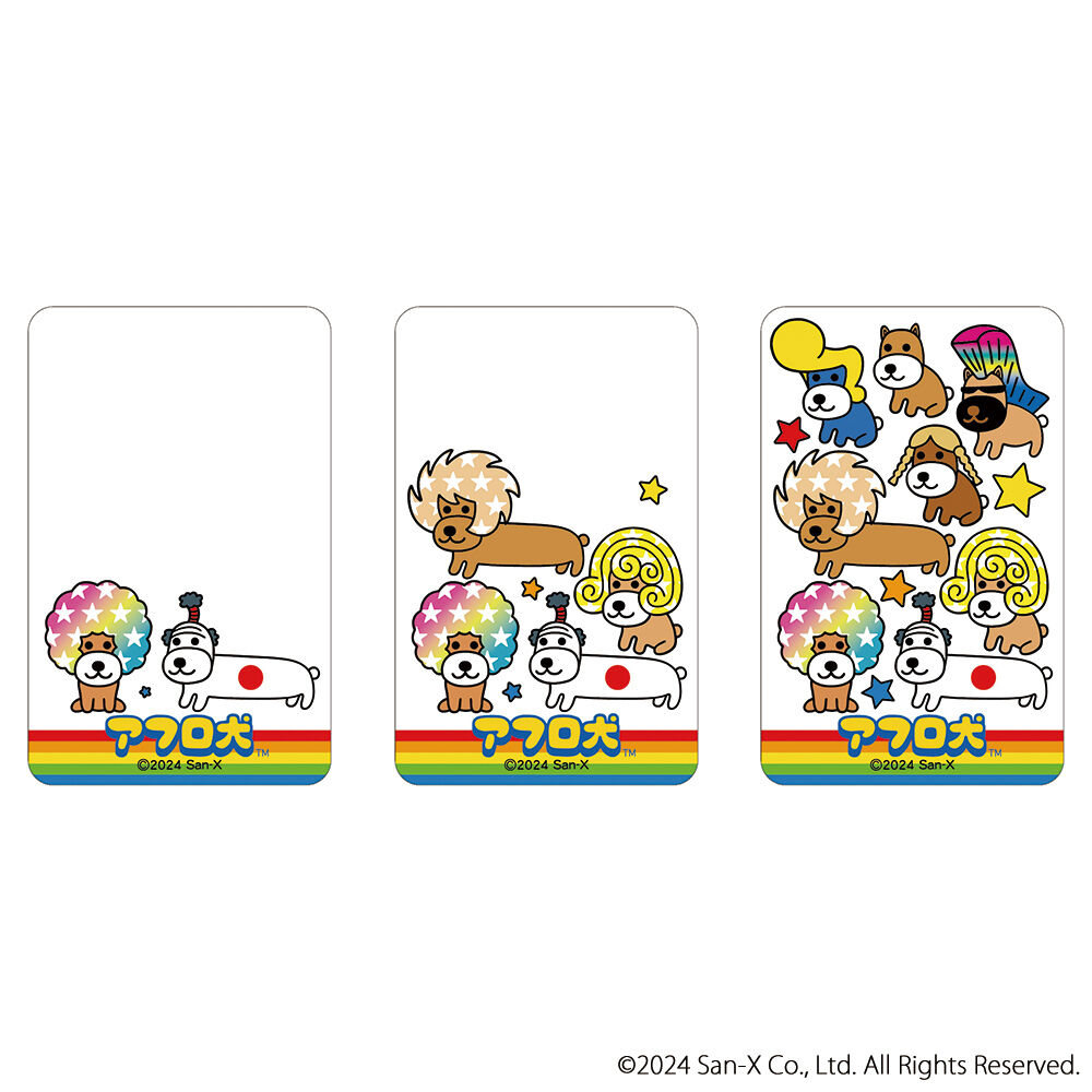 BACKYARD FAMILY「アフロ犬 グッズ 通販 サンエックスレジェンド クリアカード まじかる百貨店クリアカード」|フィギュア・ホビー|