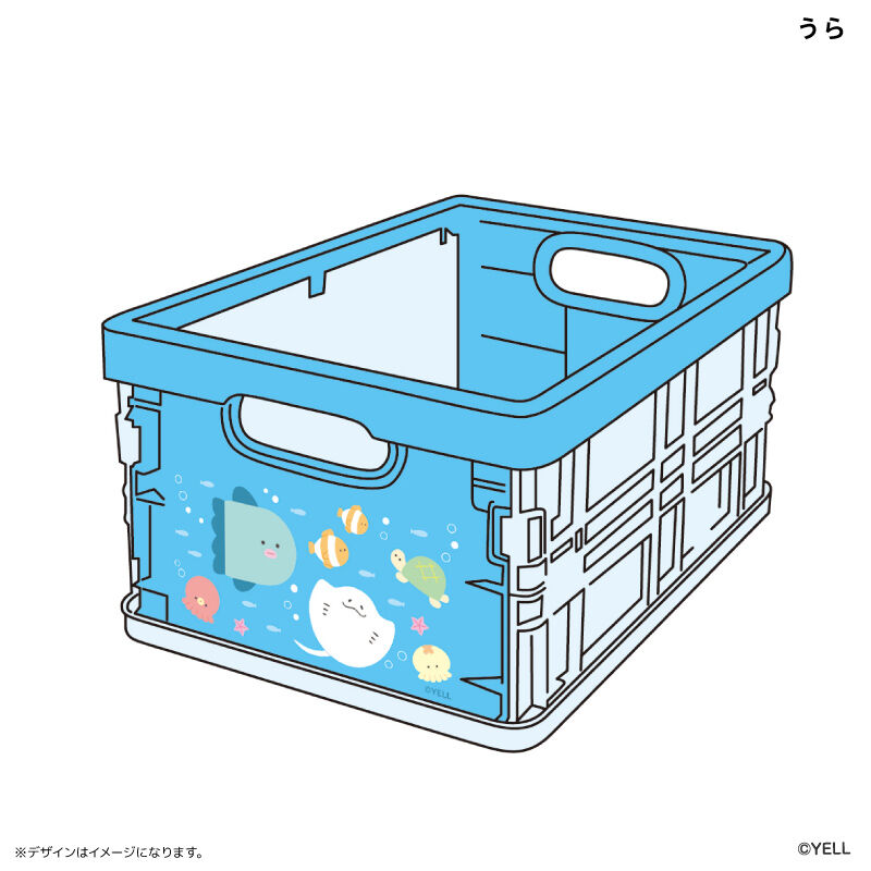 BACKYARD FAMILY「つぶらな瞳 グッズ 通販 つぶらな瞳の仲間達 折りたたみコンテナ ミニ 折りたたみミニコンテナ」|その他|