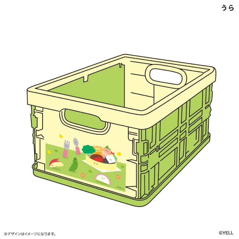 BACKYARD FAMILY「つぶらな瞳 グッズ 通販 つぶらな瞳の仲間達 折りたたみコンテナ ミニ 折りたたみミニコンテナ」|その他|