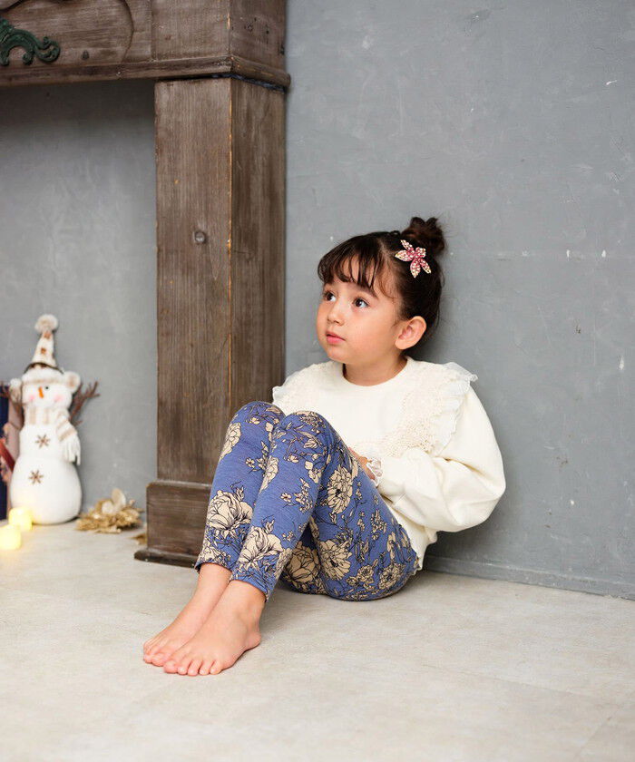 BACKYARD FAMILY「Rora 子供服 レギンス 通販 ロザミア スパッツ パンツ ズボン 花柄 女の子 女子 子供」|レギンス・スパッツ|