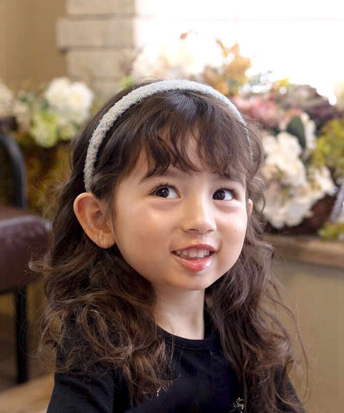 BACKYARD FAMILY「Rora カチューシャ キッズ 通販 ツイードラブ 髪飾り 髪留め 髪どめ ヘアアクセサリー」|その他|