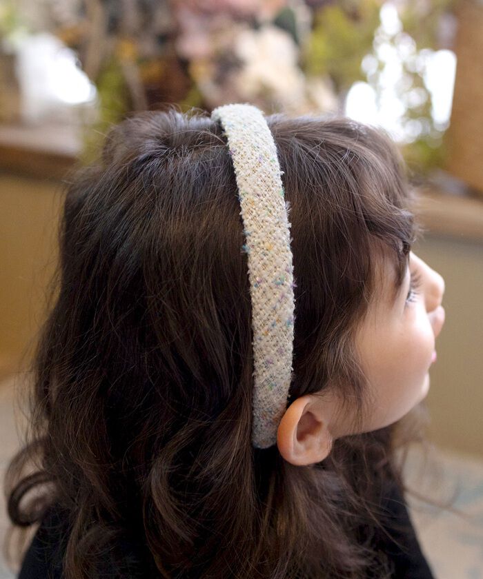 BACKYARD FAMILY「Rora カチューシャ キッズ 通販 ツイードラブ 髪飾り 髪留め 髪どめ ヘアアクセサリー」|その他|