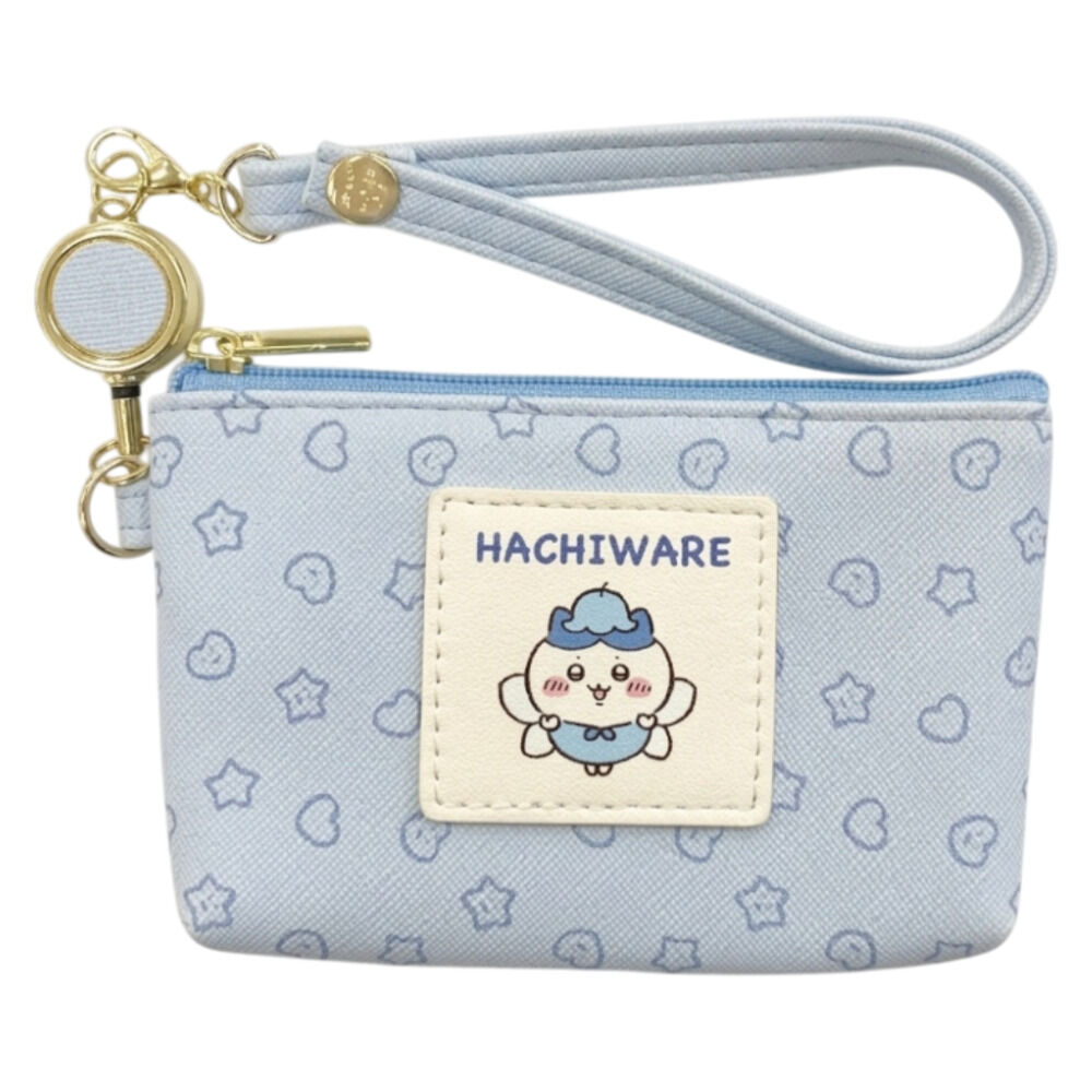 BACKYARD FAMILY「リール付き ポーチ 通販 小銭入れ キャラクター 小物入れ ミニポーチ コインケース キーケース」|コインケース|ブルー1