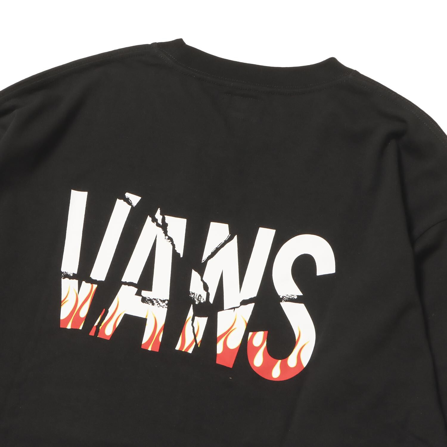 VANS「【VANSｱﾊﾟﾚﾙ(WJ)】M Flames Punk Logo L TEE」|Tシャツ・カットソー|