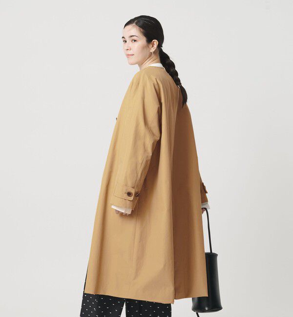 BEAUTY&YOUTH UNITED ARROWS「【WEB限定】コットンナイロン ツイルノーカラーコート」|ノーカラーコート|