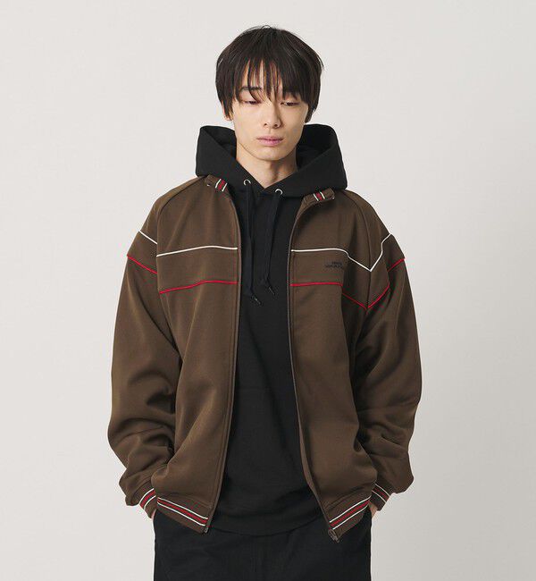 NICE WEATHER「＜NICE WEATHER＞トラックジャケット」|ブルゾン・スタジャン|DK.BROWN