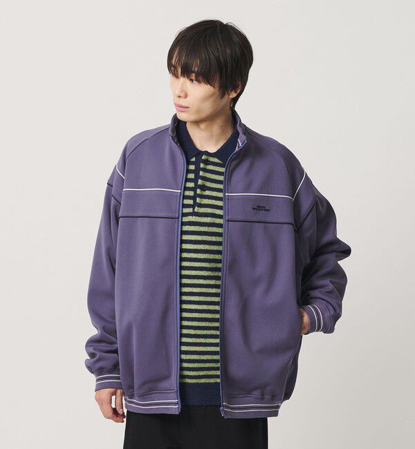 NICE WEATHER「＜NICE WEATHER＞トラックジャケット」|ブルゾン・スタジャン|PURPLE