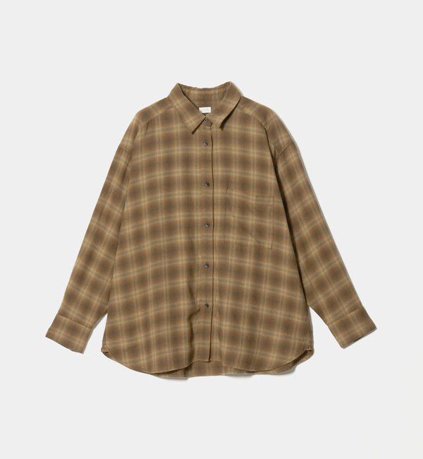 California General Store「＜CGS.＞コットン ネル チェック シャツ ウィメンズ」|シャツ・ブラウス|MD.BROWN