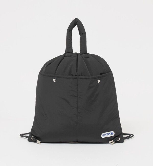 NICE WEATHER「【別注】＜OUTDOOR PRODUCTS＞ナップサック」|リュック|BLACK