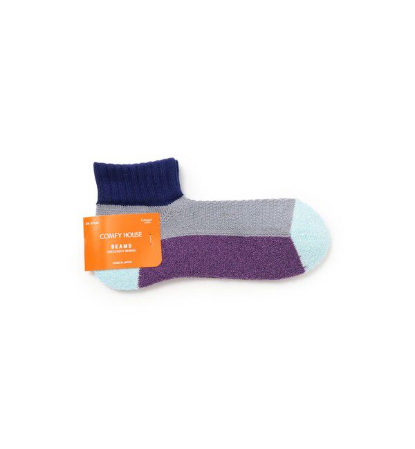 BEAMS「【別注】COMFY HOUSE / Multi Sox」|ソックス|ｸﾞﾚｰ