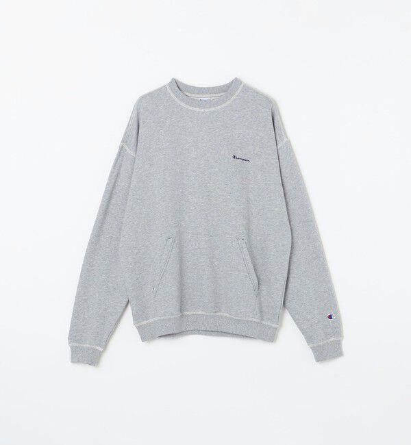 SHIPS any「【SHIPS any別注】Champion: ワンポイント ロゴ 刺繍 ステッチ リラックス スウェット◇」|スウェット・ジャージ|