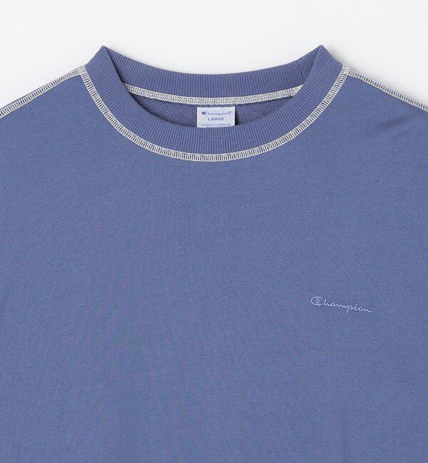 SHIPS any「【SHIPS any別注】Champion: ワンポイント ロゴ 刺繍 ステッチ リラックス スウェット◇」|スウェット・ジャージ|