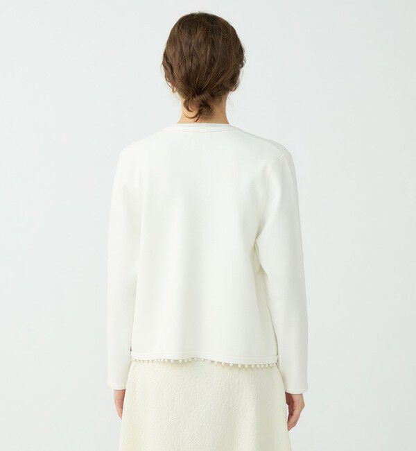 Ballsey「パンチングパール クルーネックカーディガン」|カーディガン|