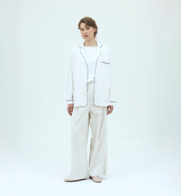 GALERIE VIE「コットンカシミヤ パジャマカーディガン」|カーディガン|