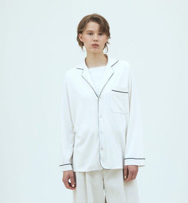 GALERIE VIE「コットンカシミヤ パジャマカーディガン」|カーディガン|