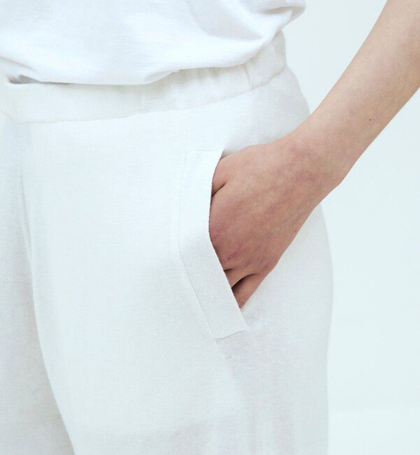GALERIE VIE「コットンカシミヤ イージーストレートパンツ」|その他|