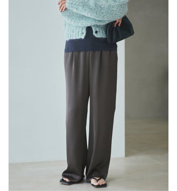 Plage「dull satin straight パンツ」|その他|