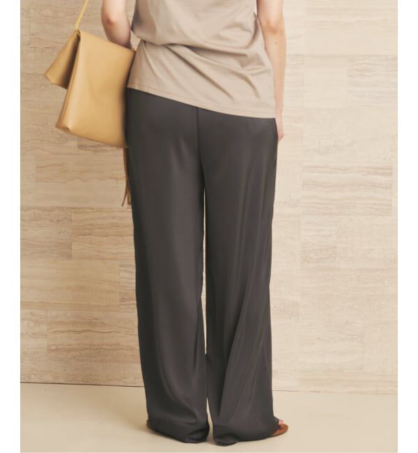 Plage「dull satin straight パンツ」|その他|